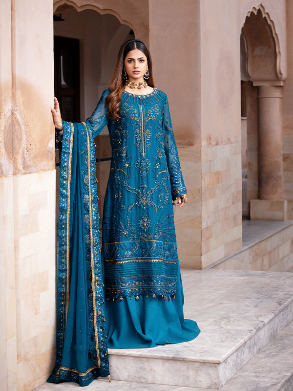 Zebtan | Zeenat Collection Vol 19 | ZN-08 -  Zebtan Luxury - Original Designer Dress - House of Maryam