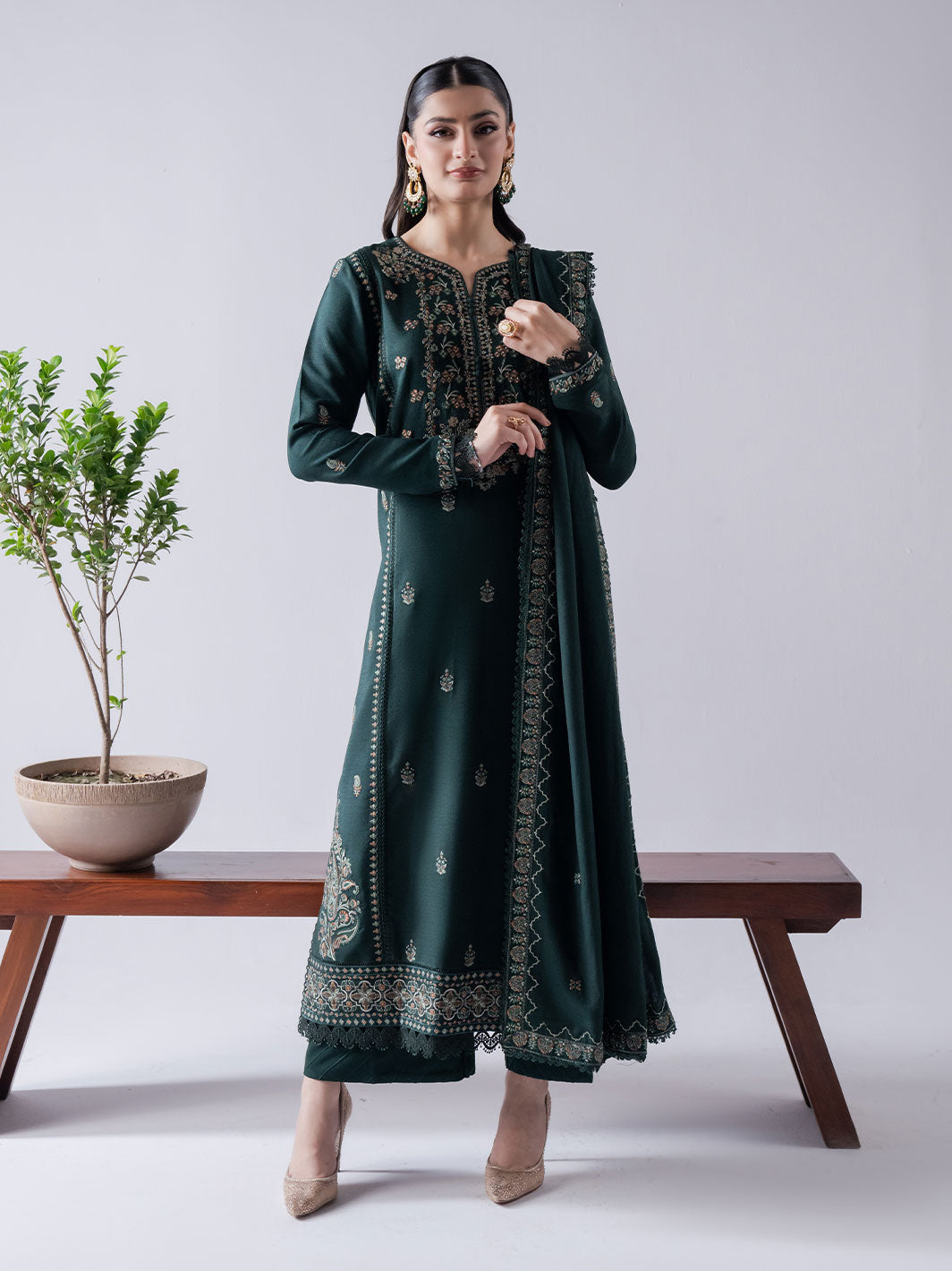 Faiza Faisal | Winter Edit 2024 | AVA -  Faiza Faisal Ladies Clothes - Original Designer Dress - House of Maryam