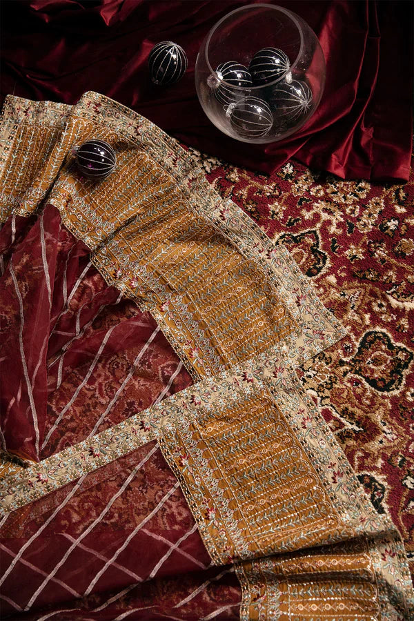 Nureh | Elanora Formals 24 | Crimson -  Nureh Formal - Original Designer Dress - House of Maryam