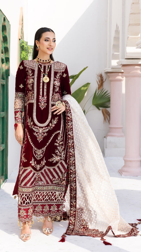 Zebtan | Andaz e Makhmal | ZAM-02 -  Zebtan Ladies Clothes - Original Designer Dress - House of Maryam