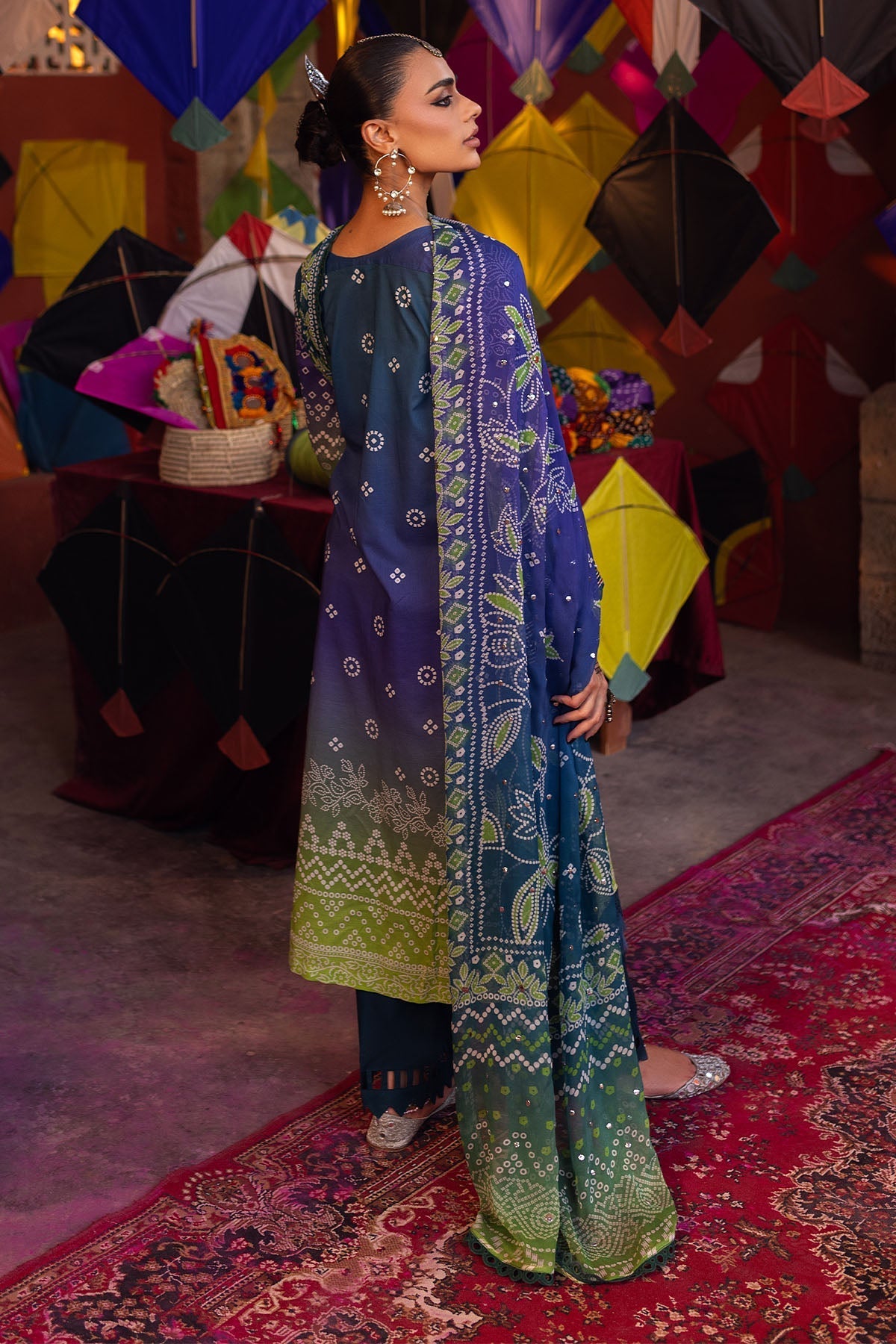 Nureh | Bazaar Lawn | NS-133 -  Nureh Luxury - Original Designer Dress - House of Maryam