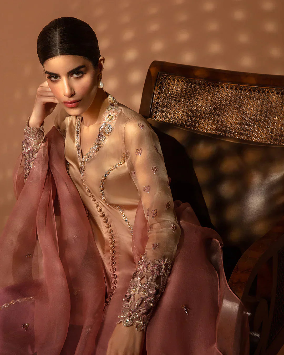 Faiza Saqlain | Aleira Evening Edit 24 | Eshe -  Faiza Saqlain Formal - Original Designer Dress - House of Maryam