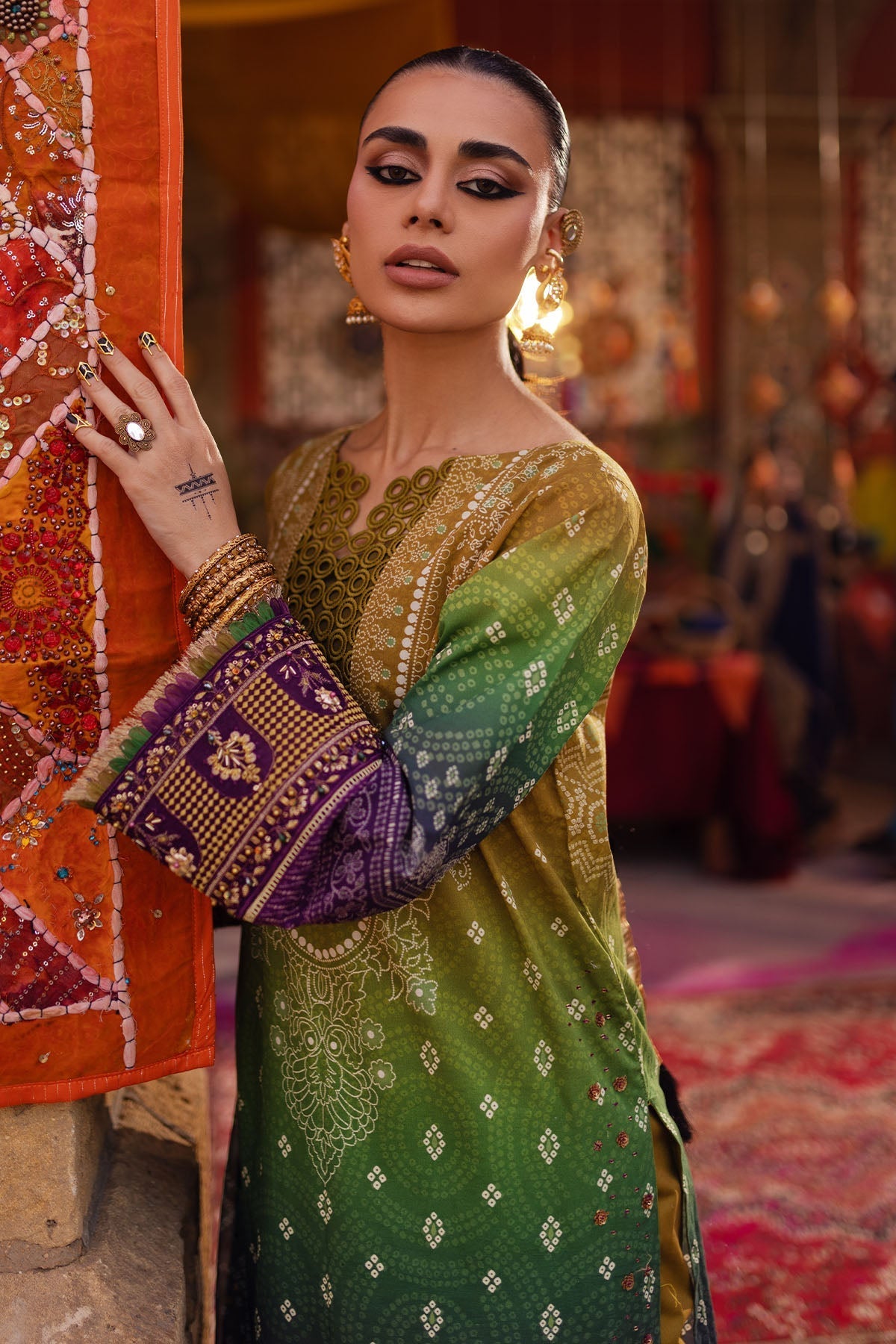 Nureh | Bazaar Lawn | NS-132 -  Nureh Luxury - Original Designer Dress - House of Maryam