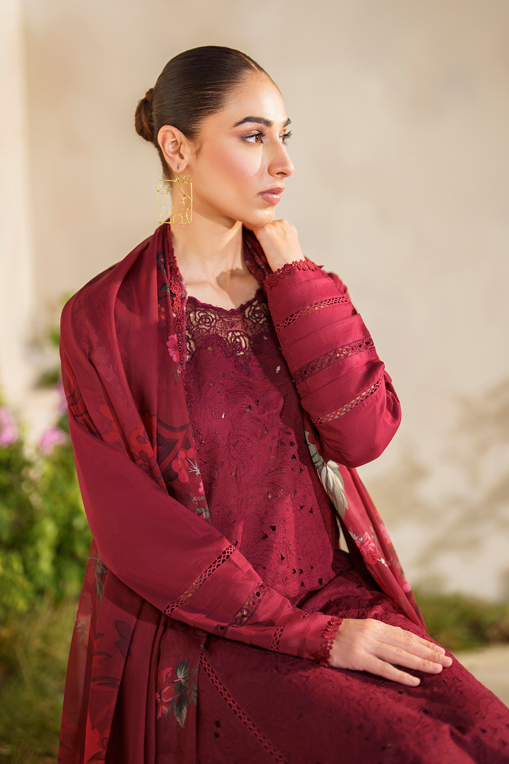 Iznik | Festive lawn 24 | SFL-02 -  Iznik Luxury - Original Designer Dress - House of Maryam
