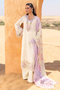 Cross Stitch | Eid Lawn 24 | SUBTLE CANARY -  Cross Stitch Luxury - Original Designer Dress - House of Maryam
