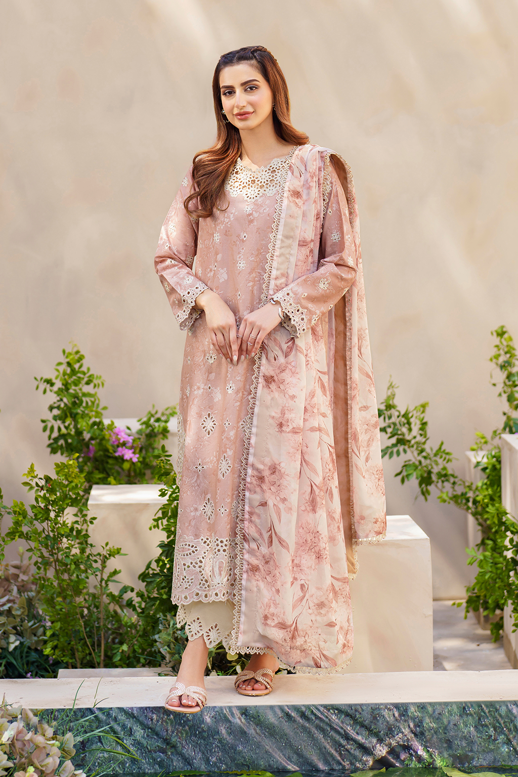 Iznik | Festive lawn 24 | SFL-11 -  Iznik Luxury - Original Designer Dress - House of Maryam