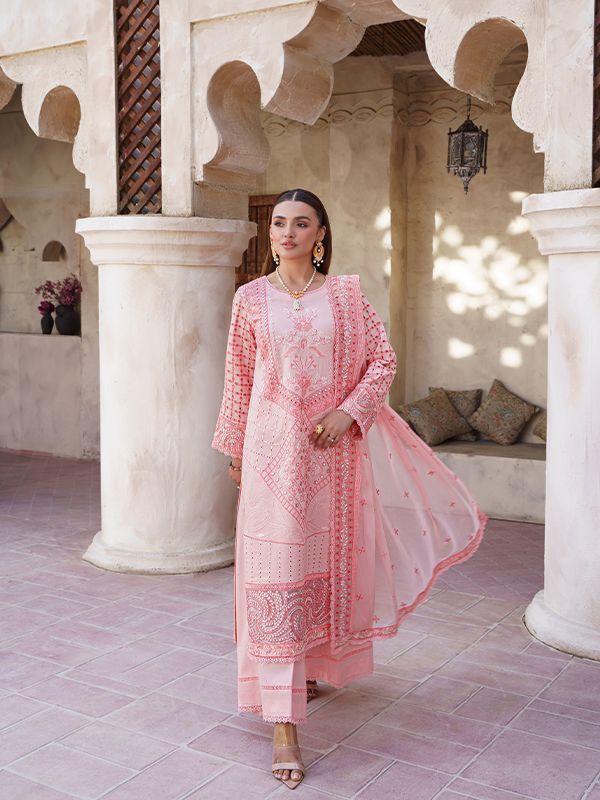 Zebtan | Zeenat Luxury Lawn Eid Collection | ZL 04 -  Zebtan Luxury - Original Designer Dress - House of Maryam