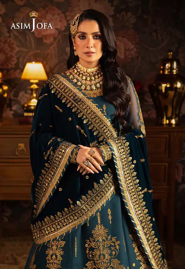 Asim Jofa | Makhmal Wedding Velvet 23 | AJMM-07 -  Asim Jofa Bridal - Original Designer Dress - House of Maryam
