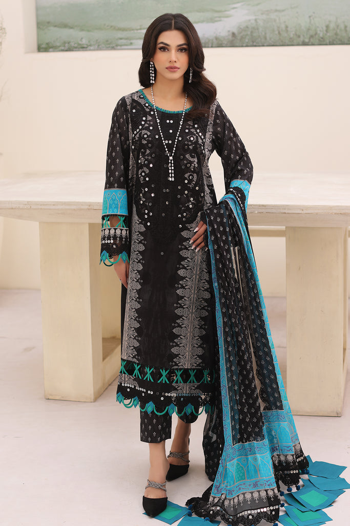 Charizma | Naranji Embroidered Lawn 24 | CN4-002 -  Charizma Luxury - Original Designer Dress - House of Maryam