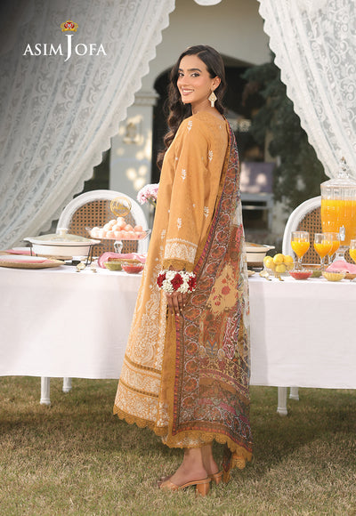 Asim Jofa | Summer Rhapsody | AJUBU-04 Embroidered Jacquard -  Asim Jofa Ladies Clothes - Original Designer Dress - House of Maryam