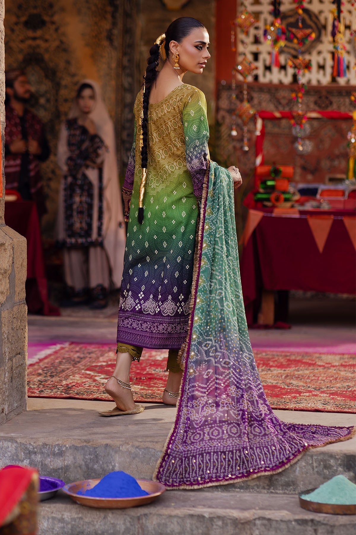Nureh | Bazaar Lawn | NS-132 -  Nureh Luxury - Original Designer Dress - House of Maryam