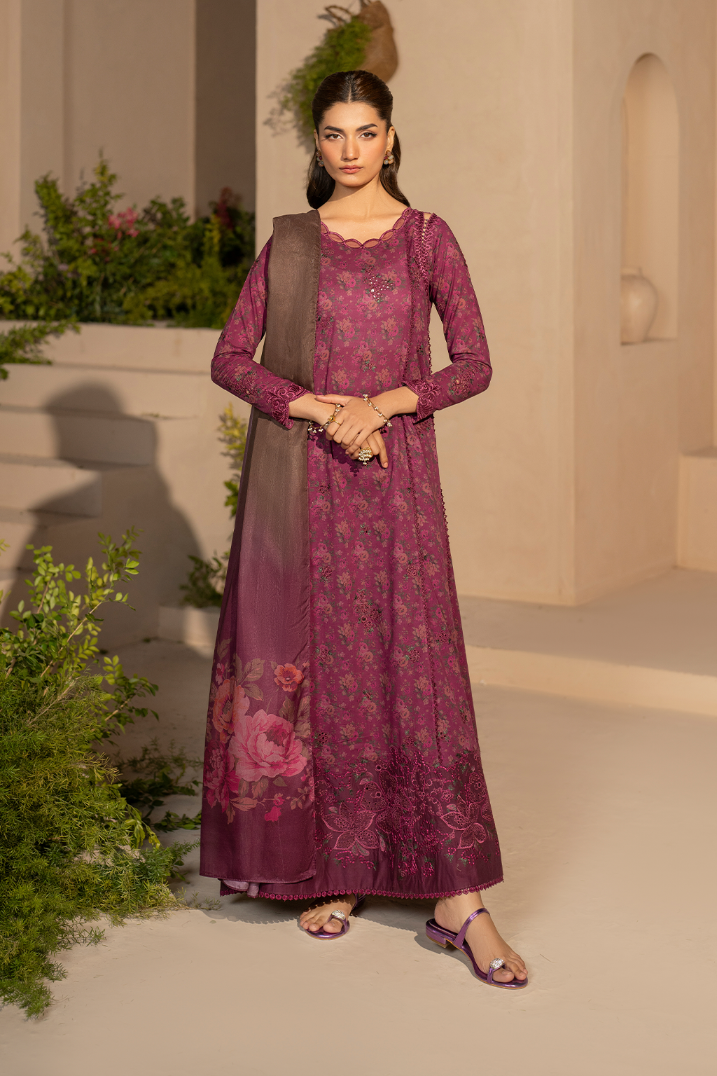 Iznik | Festive Lawn 25 | EFL-09 -  Iznik Ladies Clothes - Original Designer Dress - House of Maryam