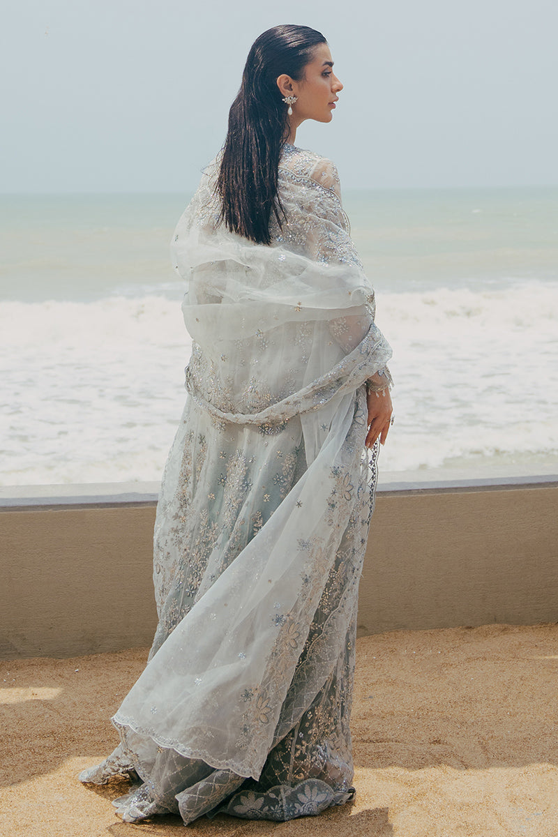 Cross Stitch | Wedding Collection 24 | SAFFRON CHARM -  Cross Stitch Formal - Original Designer Dress - House of Maryam