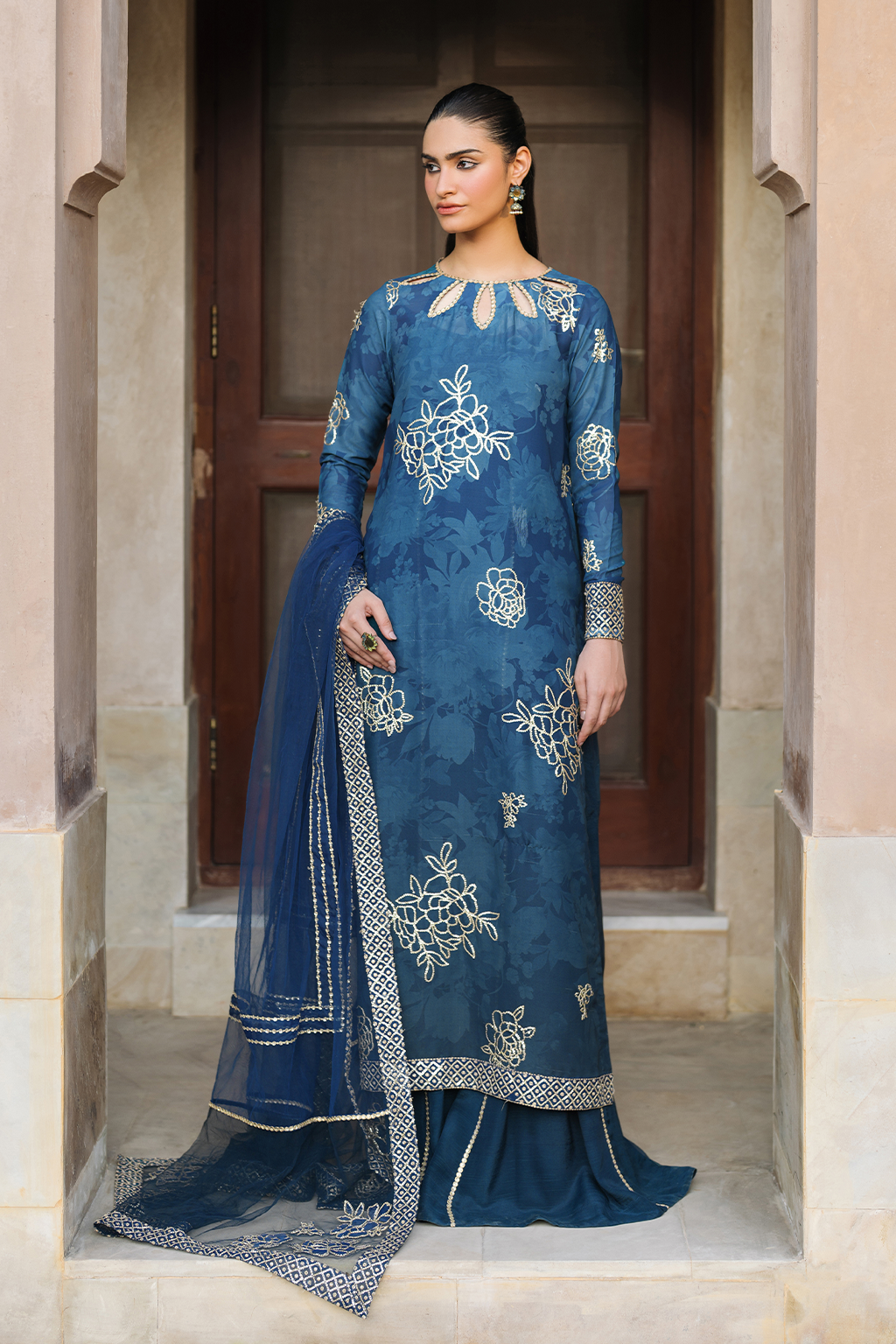 Iznik | Bandhani Formals | UE-331 -  Iznik Ladies Clothes - Original Designer Dress - House of Maryam