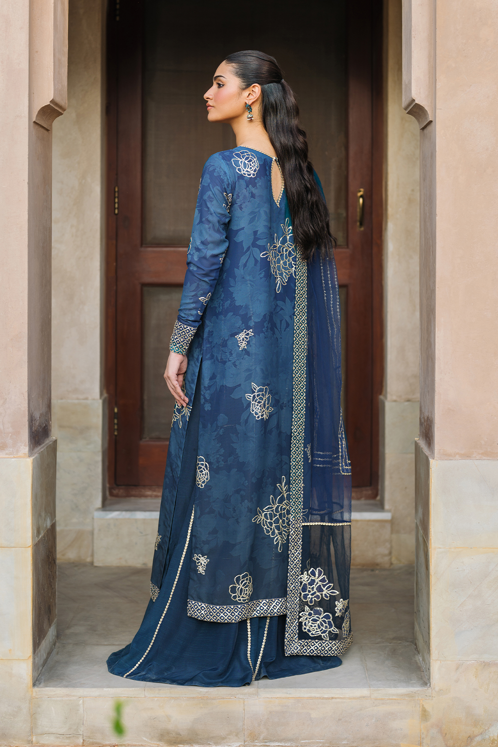 Iznik | Bandhani Formals | UE-331 -  Iznik Ladies Clothes - Original Designer Dress - House of Maryam