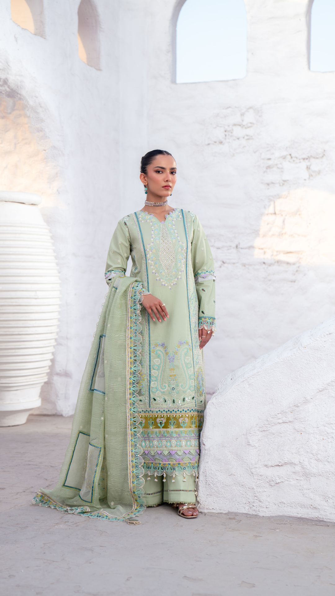 Zebtan | ZA-05 | Anaya Lawn -  Zebtan Luxury Lawn - Original Designer Dress - House of Maryam