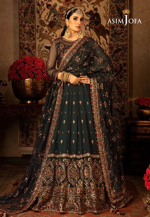 Asim Jofa | Velvet Festive 23 | AJVF-11 -  Asim Jofa Formal - Original Designer Dress - House of Maryam