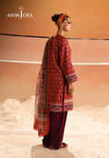 Asim Jofa | Summer Rhapsody | AJUBU-26 Printed Embroidered Lawn -  Asim Jofa Ladies Clothes - Original Designer Dress - House of Maryam