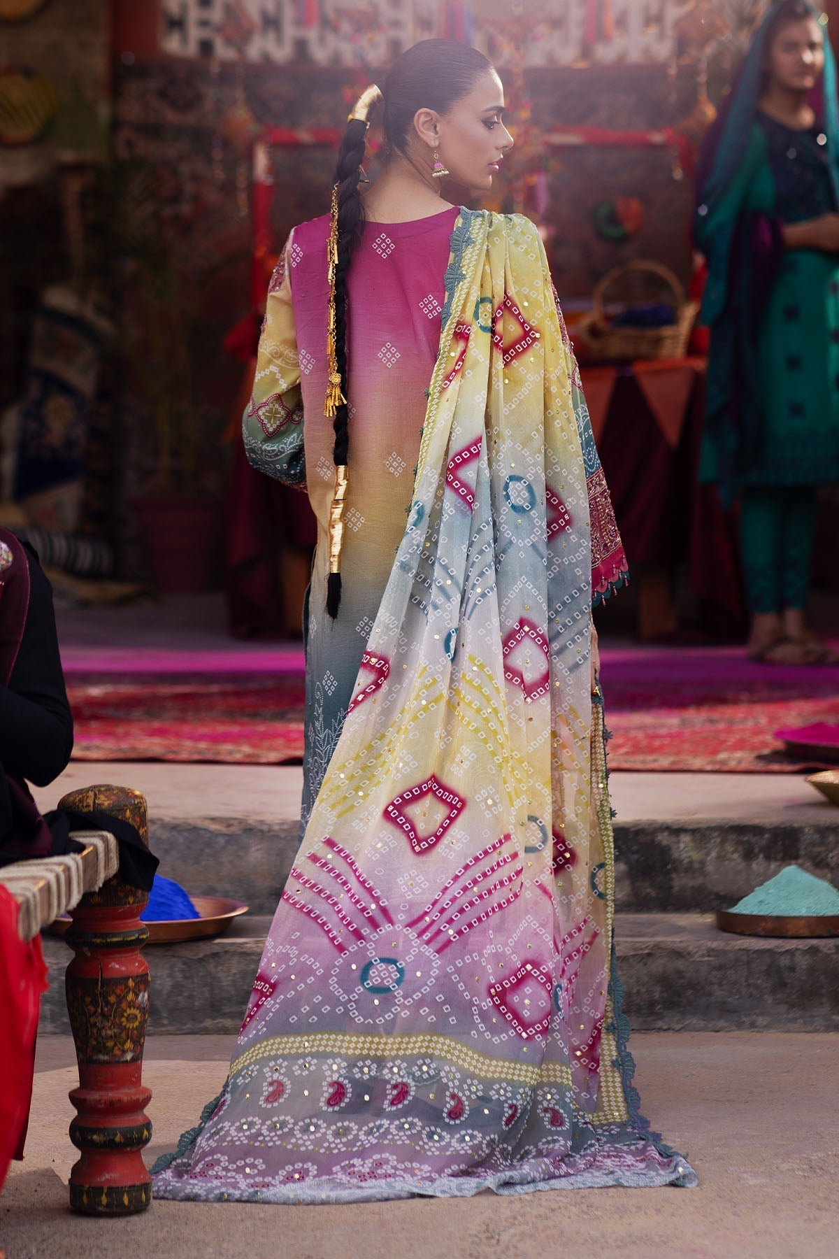Nureh | Bazaar Lawn | NS-134 -  Nureh Luxury - Original Designer Dress - House of Maryam