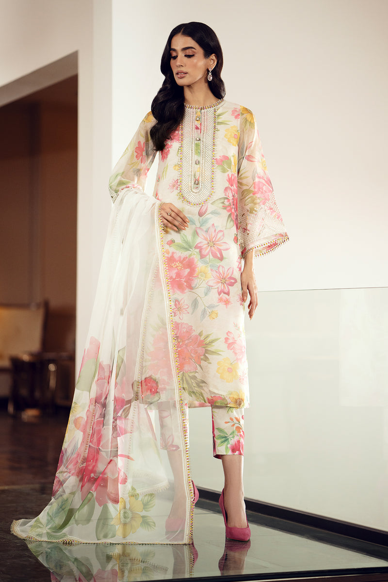 Baroque | Luxury Pret 24 | COTTON PATTI UF-510 -  Baroque Luxury - Original Designer Dress - House of Maryam