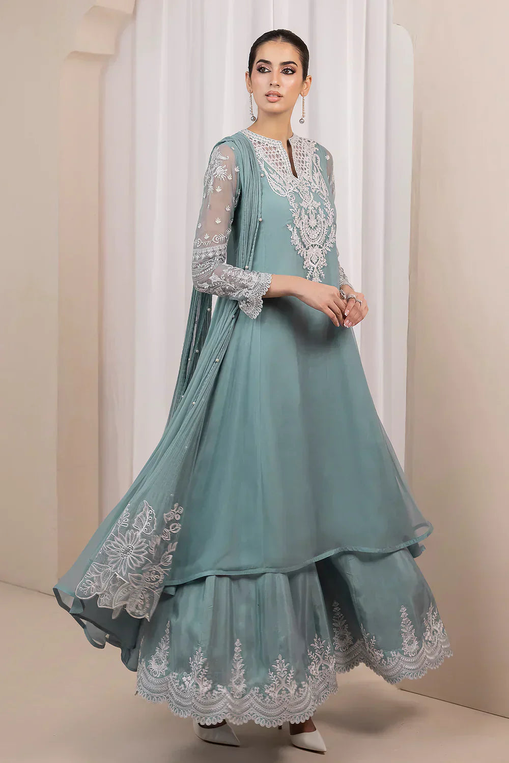 Baroque | Formals Collection | PR-845 -  Baroque Formal - Original Designer Dress - House of Maryam