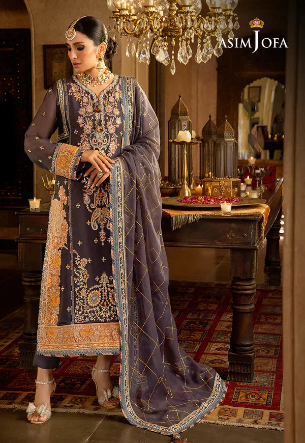 Asim Jofa | Velvet Festive 23 | AJVF-04 -  Asim Jofa Formal - Original Designer Dress - House of Maryam