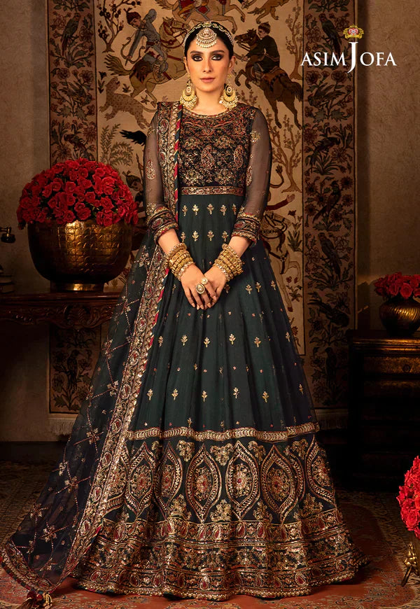 Asim Jofa | Velvet Festive 23 | AJVF-11 -  Asim Jofa Formal - Original Designer Dress - House of Maryam