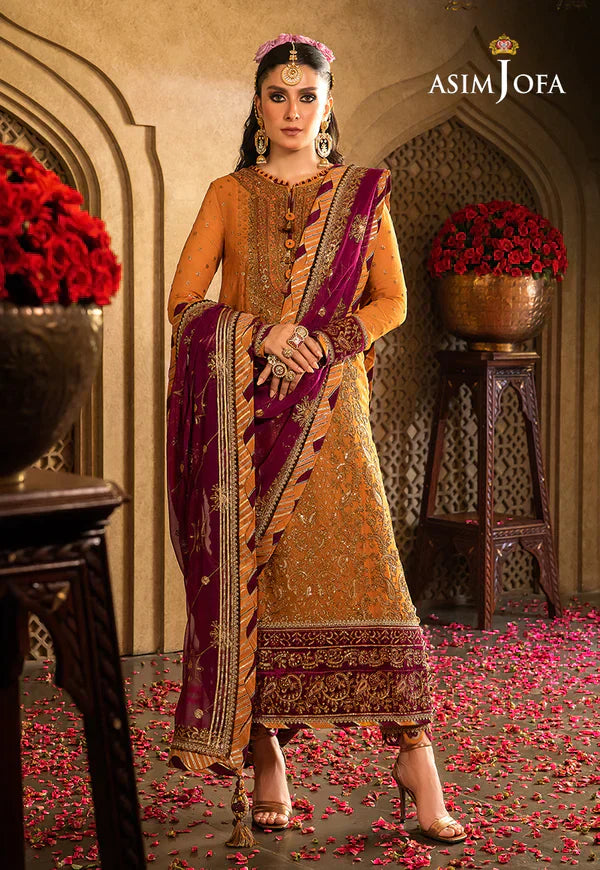Asim Jofa | Velvet Festive 23 | AJVF-07 -  Asim Jofa Formal - Original Designer Dress - House of Maryam