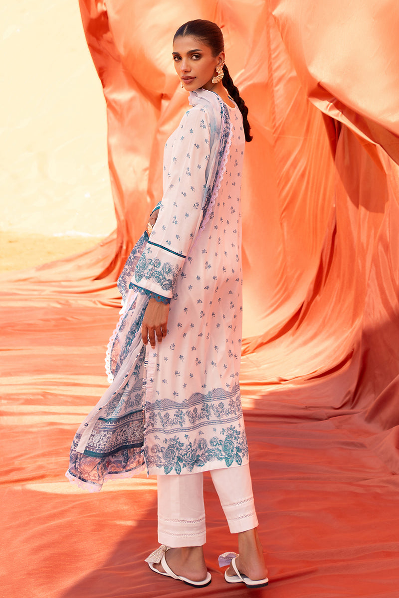 Cross Stitch | Eid Lawn 24 | FLORET -  Cross Stitch Luxury - Original Designer Dress - House of Maryam