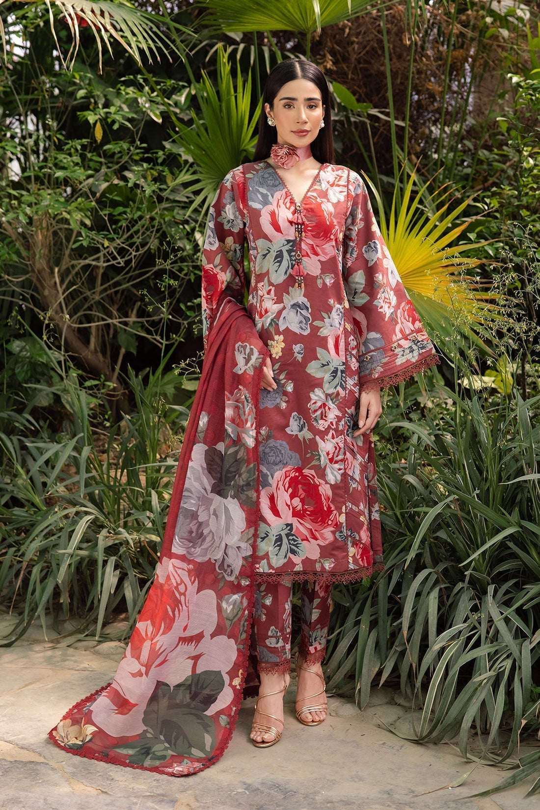 Alizeh | Sheen Lawn Prints 24 | PETUNIA -  Alizeh Casuals - Original Designer Dress - House of Maryam