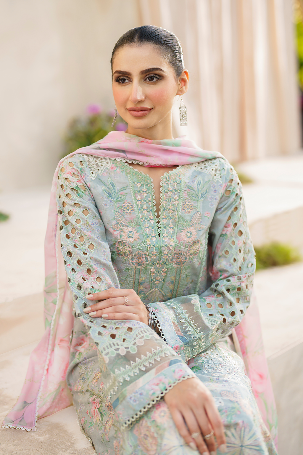 Iznik | Festive lawn 24 | SFL-07 -  Iznik Luxury - Original Designer Dress - House of Maryam
