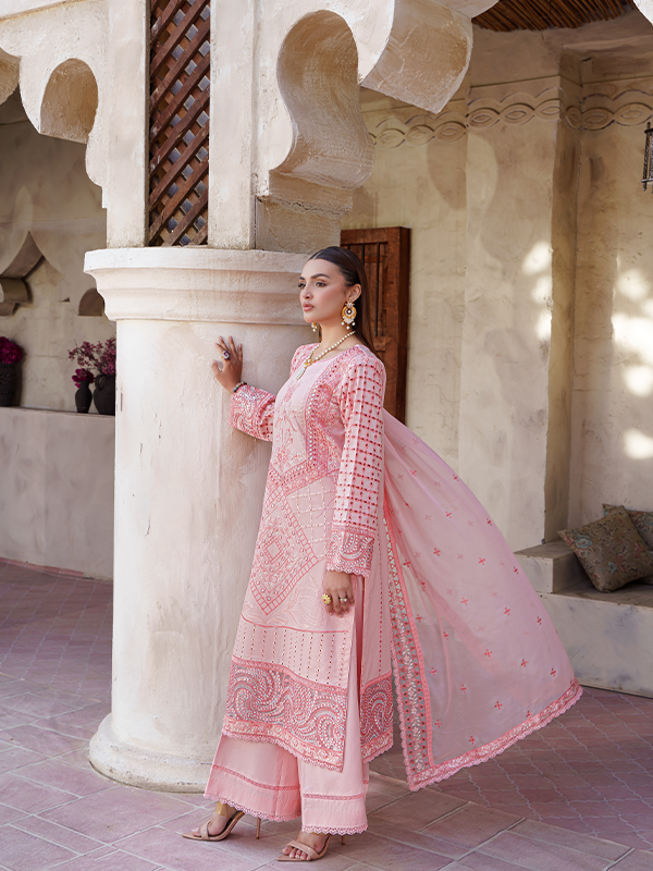 Zebtan | Zeenat Luxury Lawn Eid Collection | ZL 04 -  Zebtan Luxury - Original Designer Dress - House of Maryam