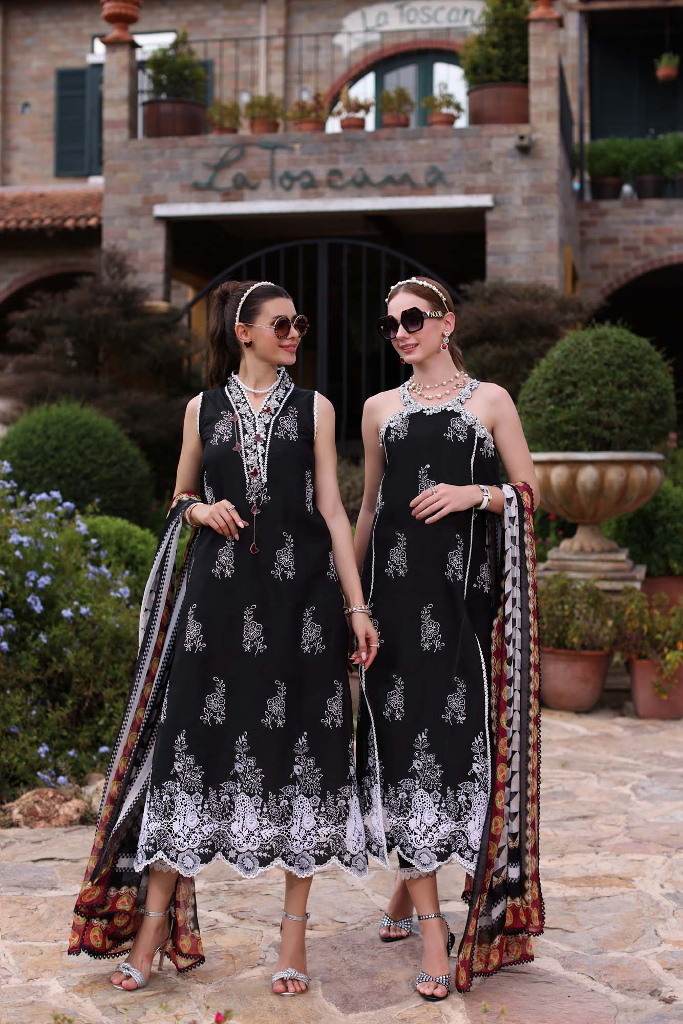 Noor by Saadia Asad | Eid Luxe Printkari 24 | D6 -  Noor by Saadia Asad Luxury - Original Designer Dress - House of Maryam
