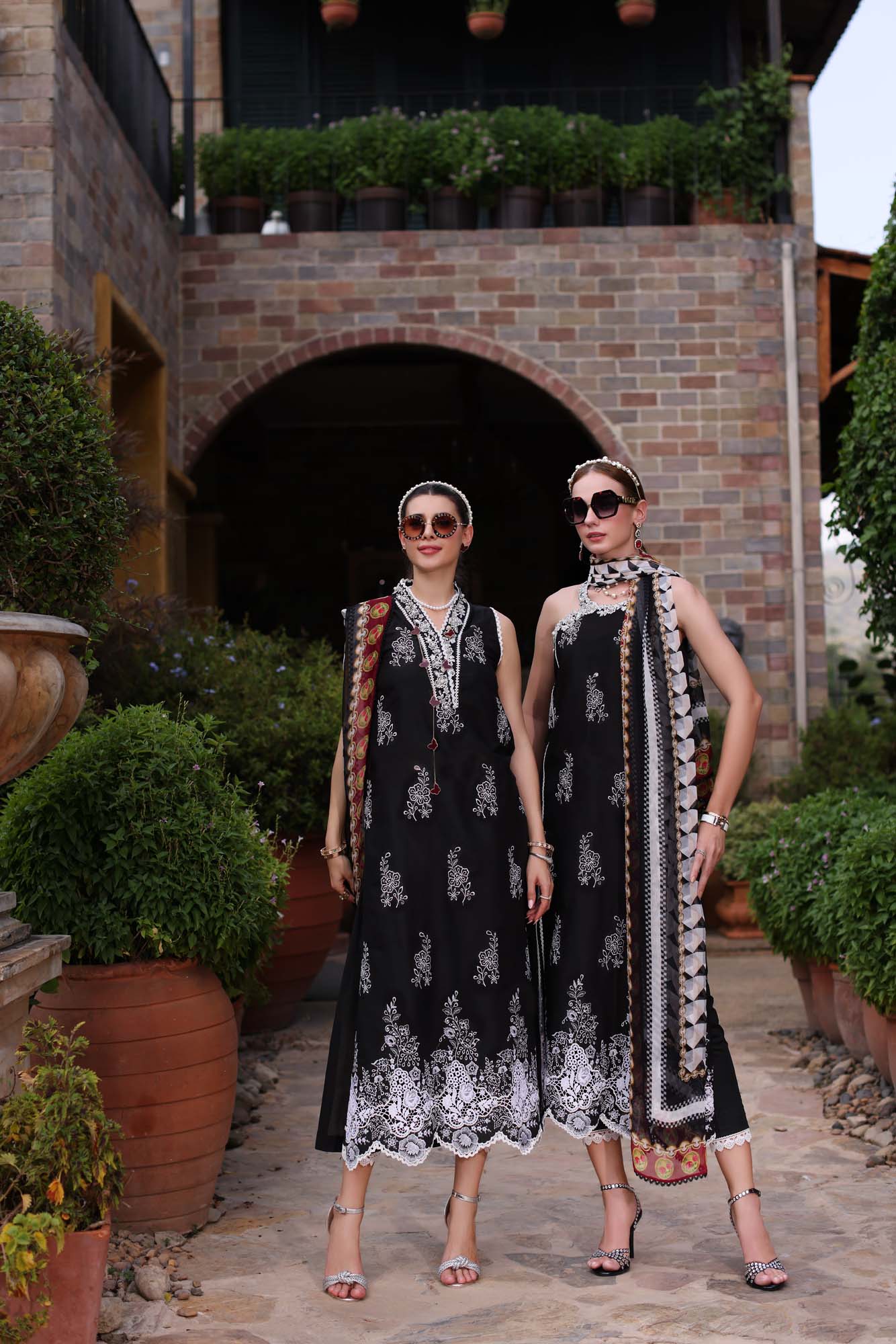 Noor by Saadia Asad | Eid Luxe Printkari 24 | D6 -  Noor by Saadia Asad Luxury - Original Designer Dress - House of Maryam