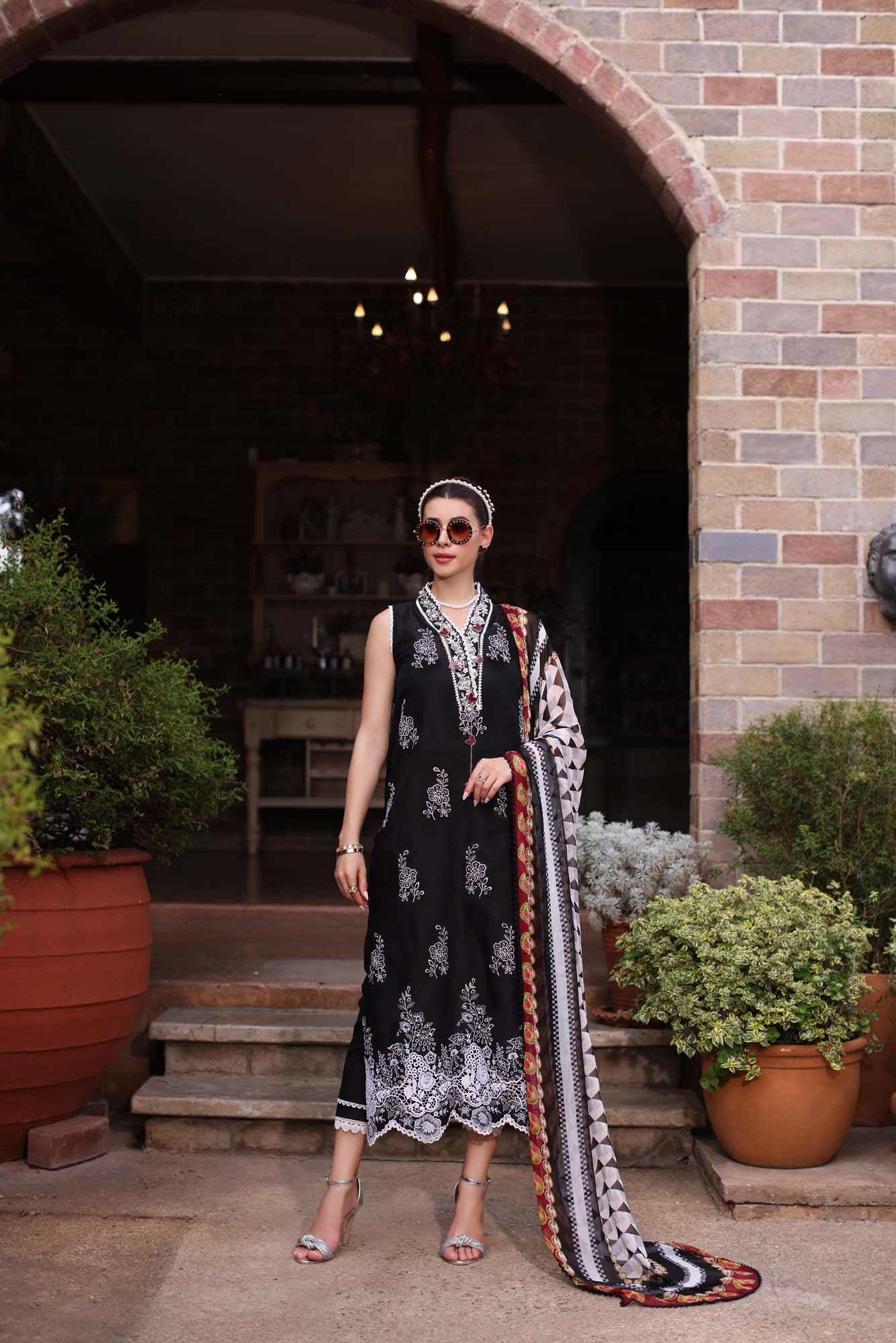 Noor by Saadia Asad | Eid Luxe Printkari 24 | D6 -  Noor by Saadia Asad Luxury - Original Designer Dress - House of Maryam