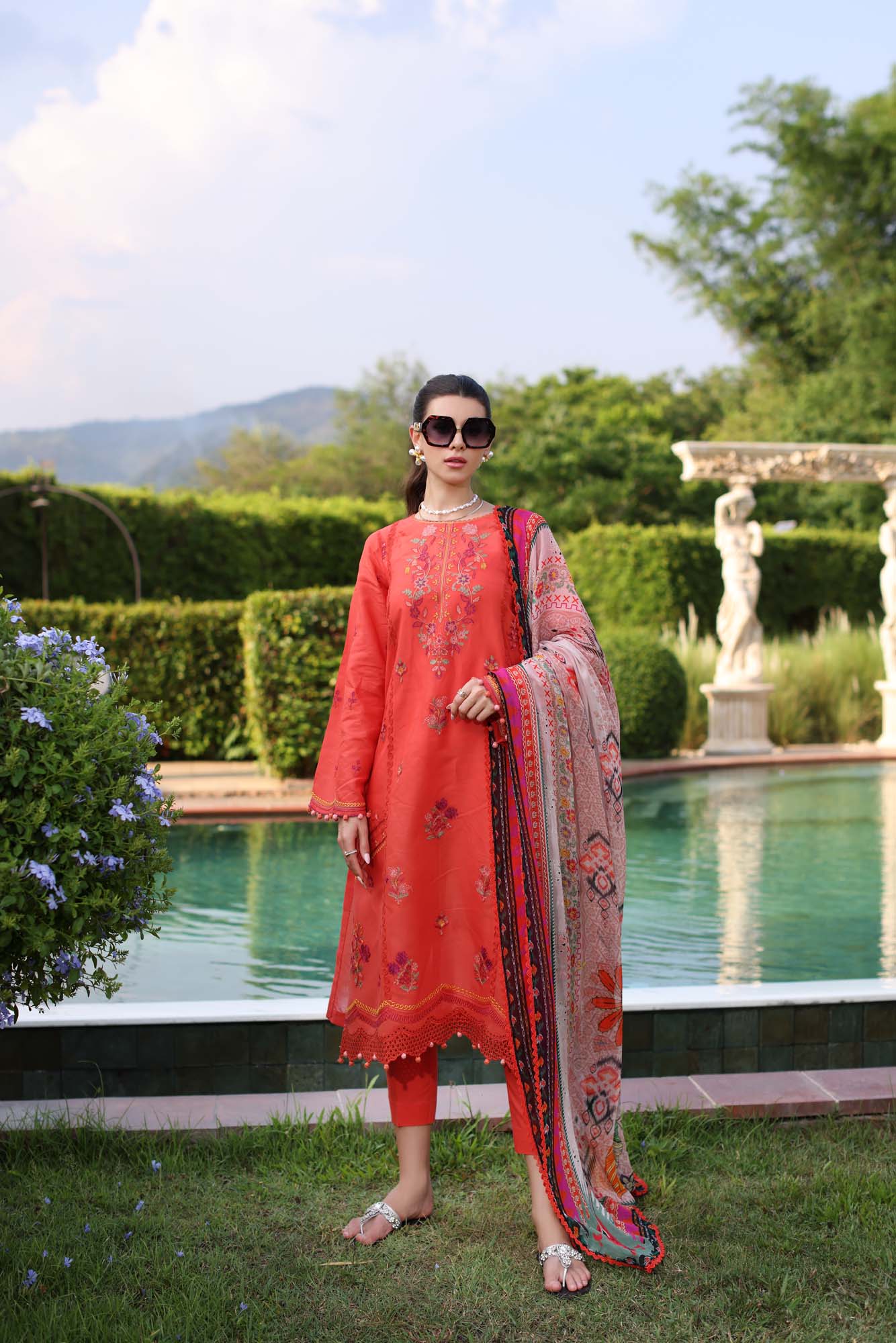 Noor by Saadia Asad | Eid Luxe Printkari 24 | D3 -  Noor by Saadia Asad Luxury - Original Designer Dress - House of Maryam