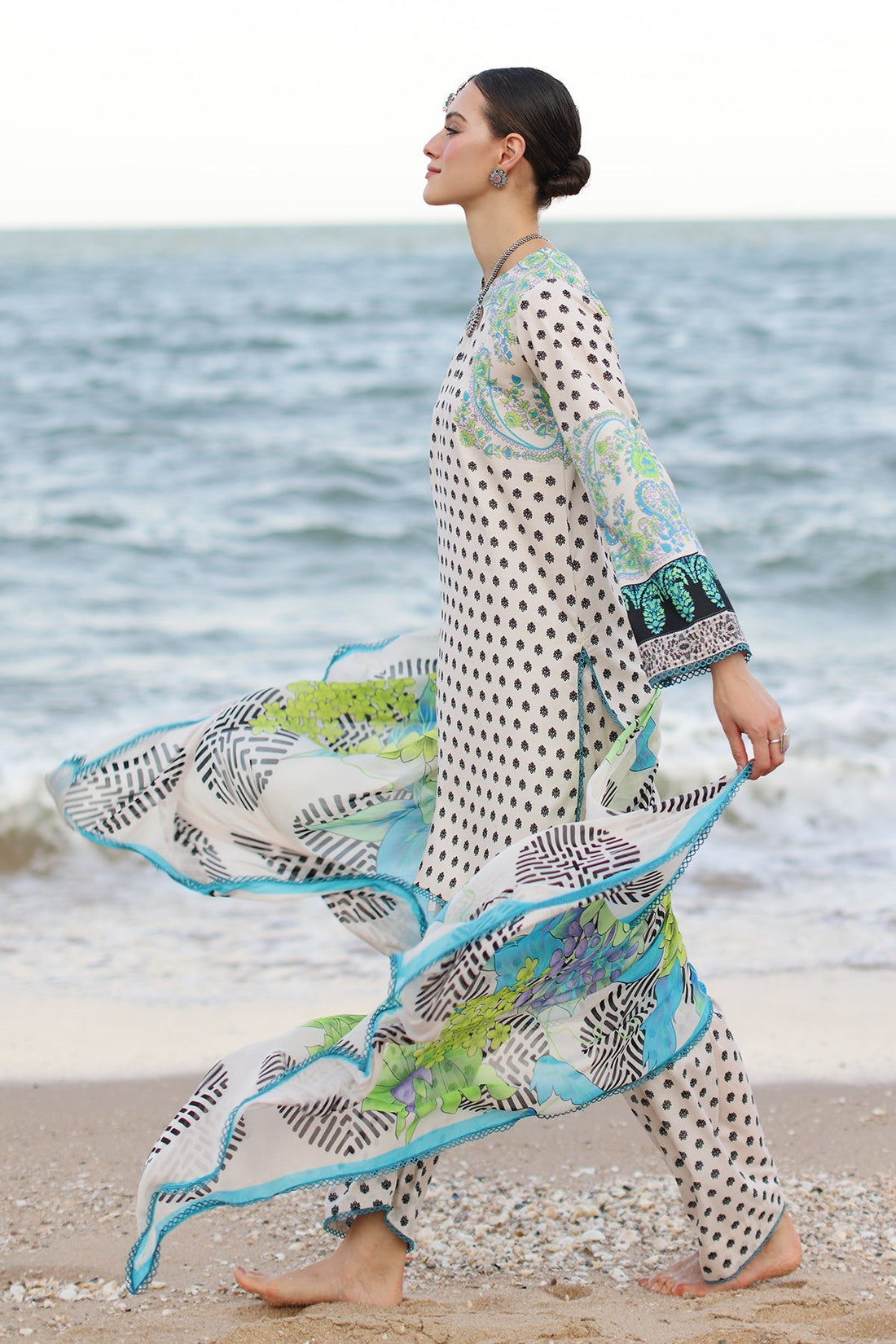 Charizma | C Prints Vol 6 | CP4-50 -  Charizma Casuals - Original Designer Dress - House of Maryam