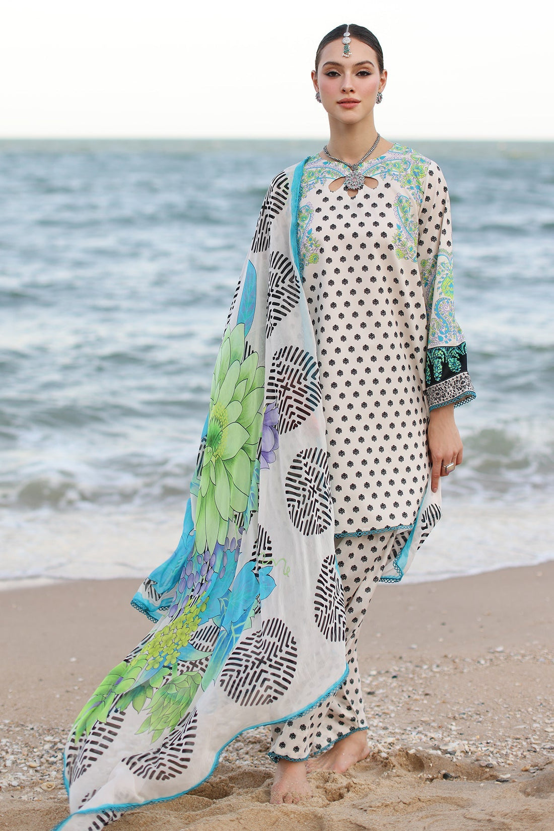 Charizma | C Prints Vol 6 | CP4-50 -  Charizma Casuals - Original Designer Dress - House of Maryam