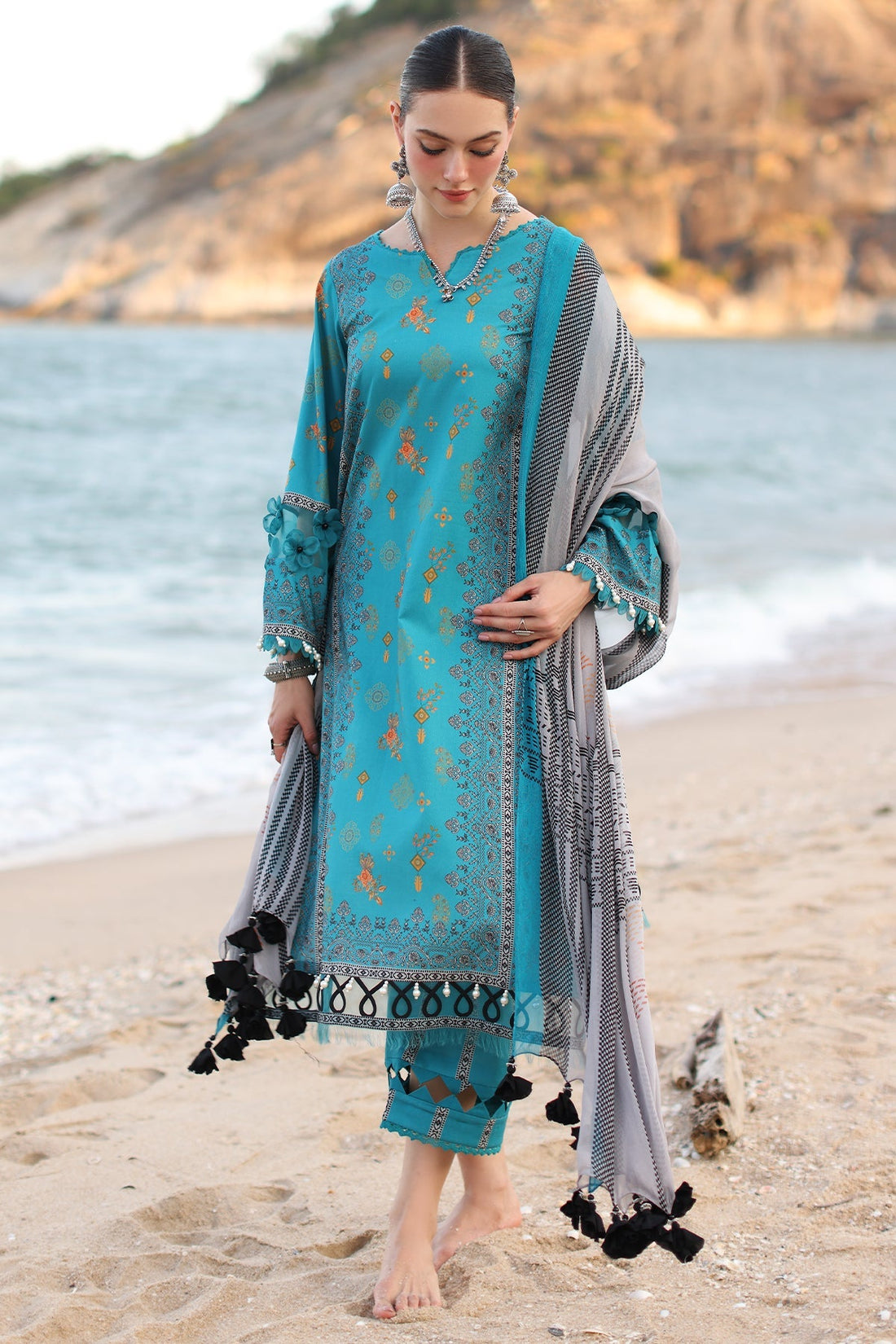 Charizma | C Prints Vol 6 | CP4-51 -  Charizma Casuals - Original Designer Dress - House of Maryam