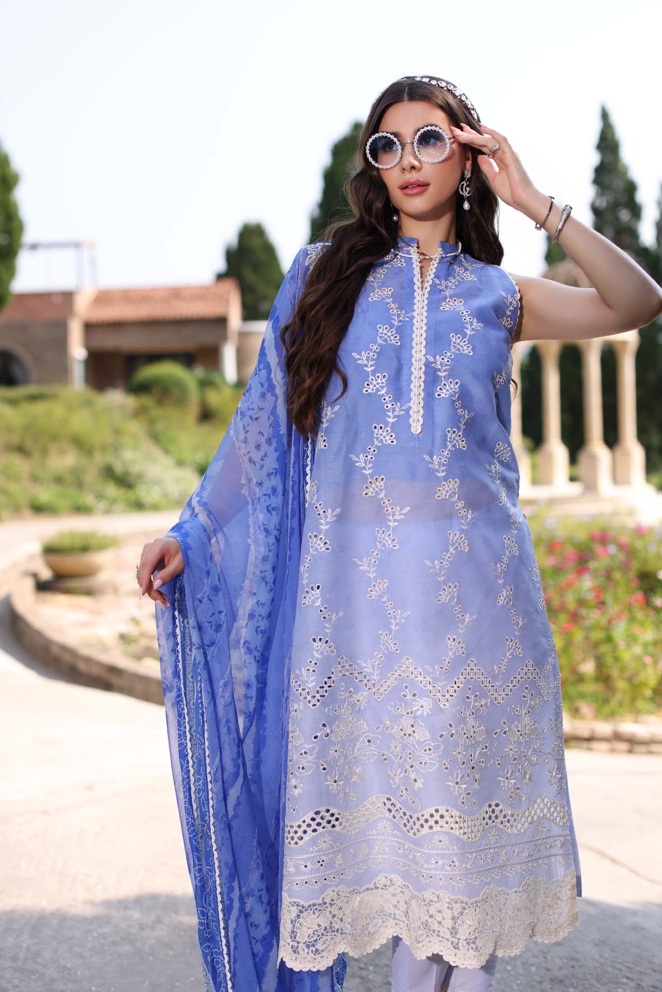 Noor by Saadia Asad | Eid Luxe Printkari 24 | D8 -  Noor by Saadia Asad Luxury - Original Designer Dress - House of Maryam