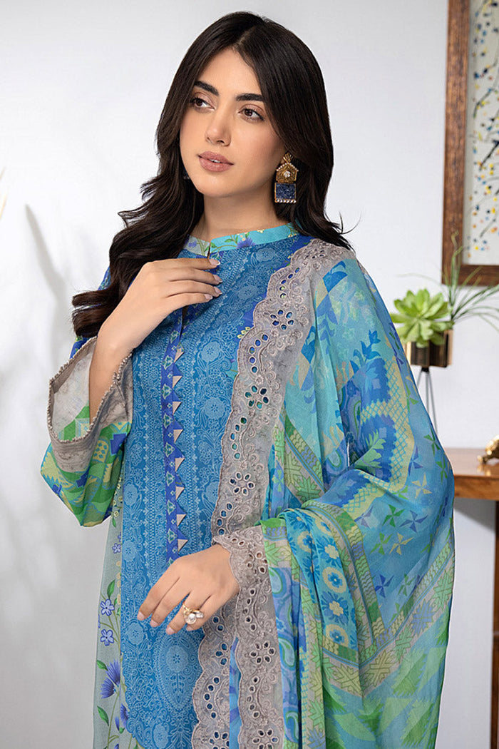 Charizma |Combination Lawn Collection | CC-24 -  Charizma Luxury - Original Designer Dress - House of Maryam