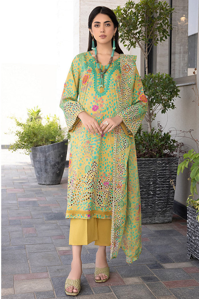 Charizma |Combination Lawn Collection | CC-26 -  Charizma Luxury - Original Designer Dress - House of Maryam