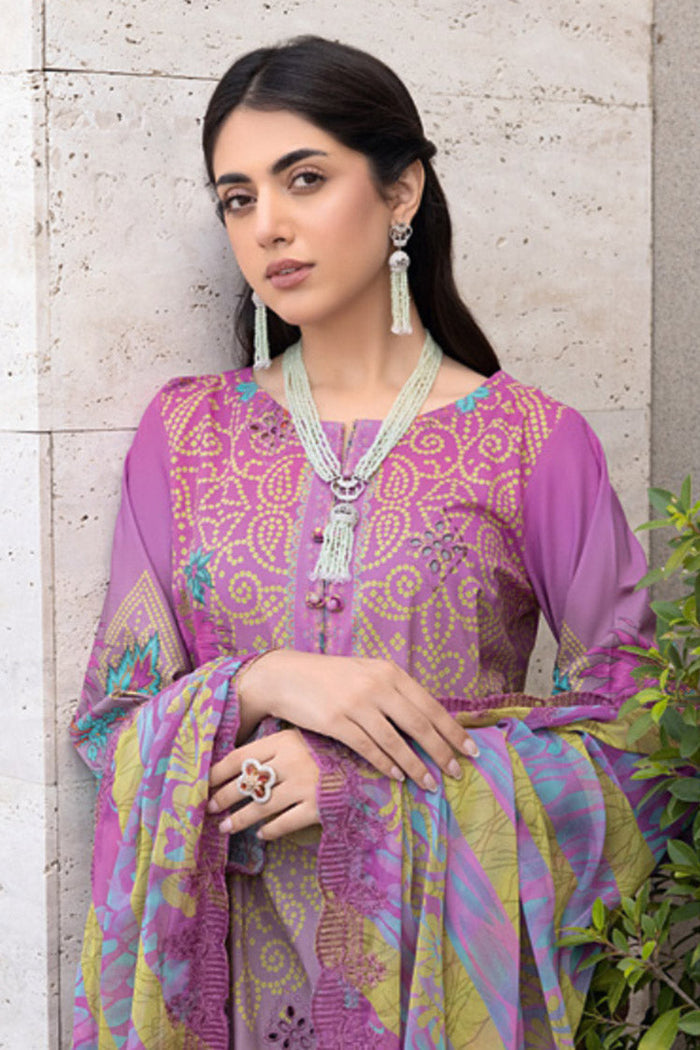 Charizma |Combination Lawn Collection | CC-27 -  Charizma Luxury - Original Designer Dress - House of Maryam