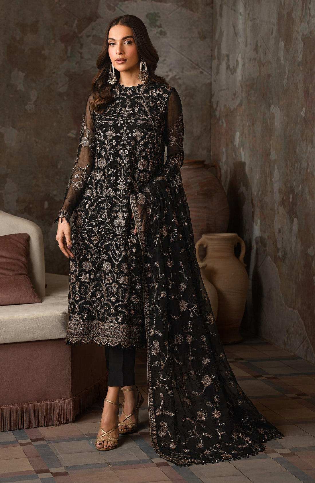 Zarif | Emirah Formals | ZEF 05 HOOR -  Zarif Ladies Clothes - Original Designer Dress - House of Maryam