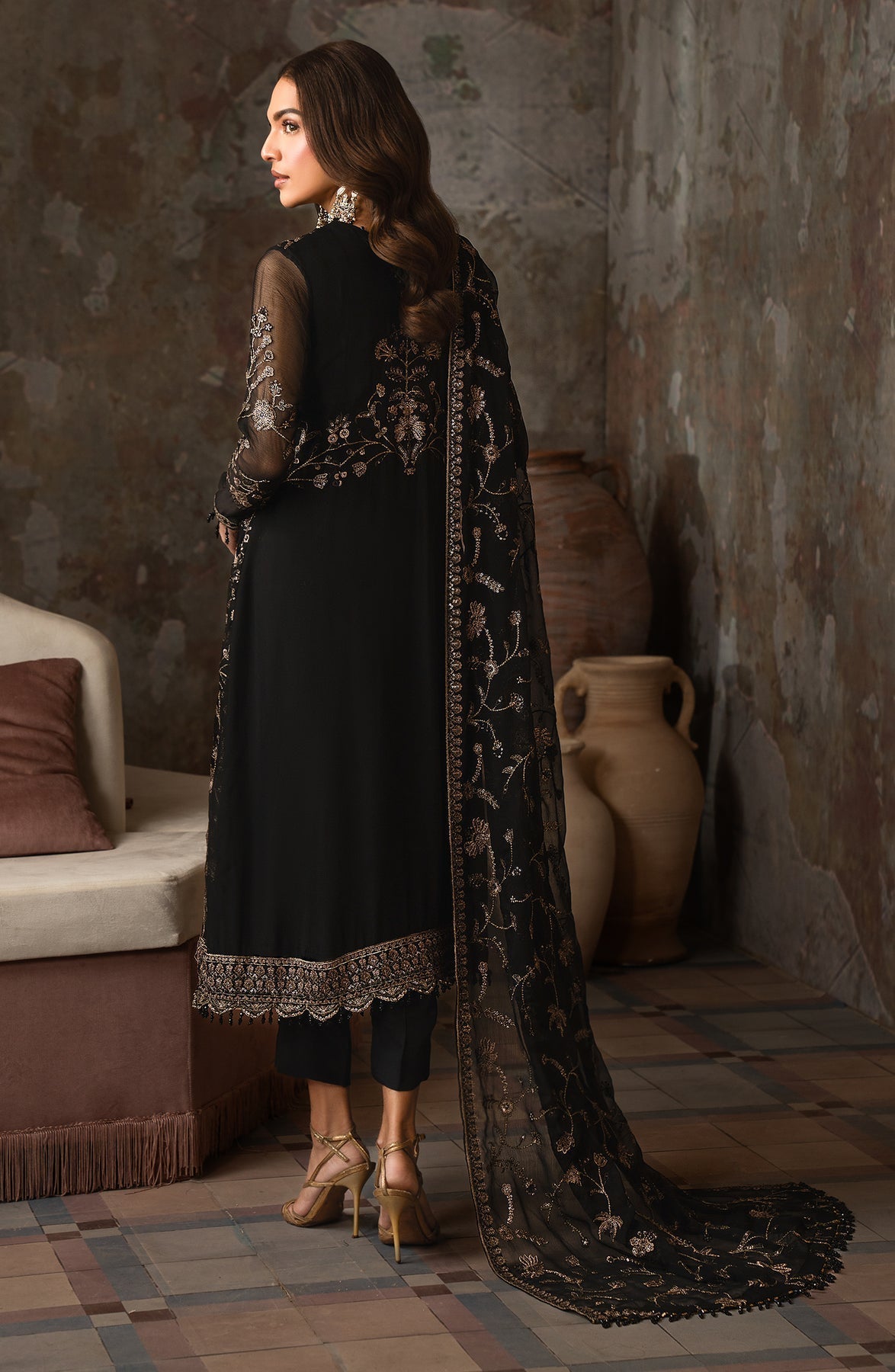 Zarif | Emirah Formals | ZEF 05 HOOR -  Zarif Ladies Clothes - Original Designer Dress - House of Maryam