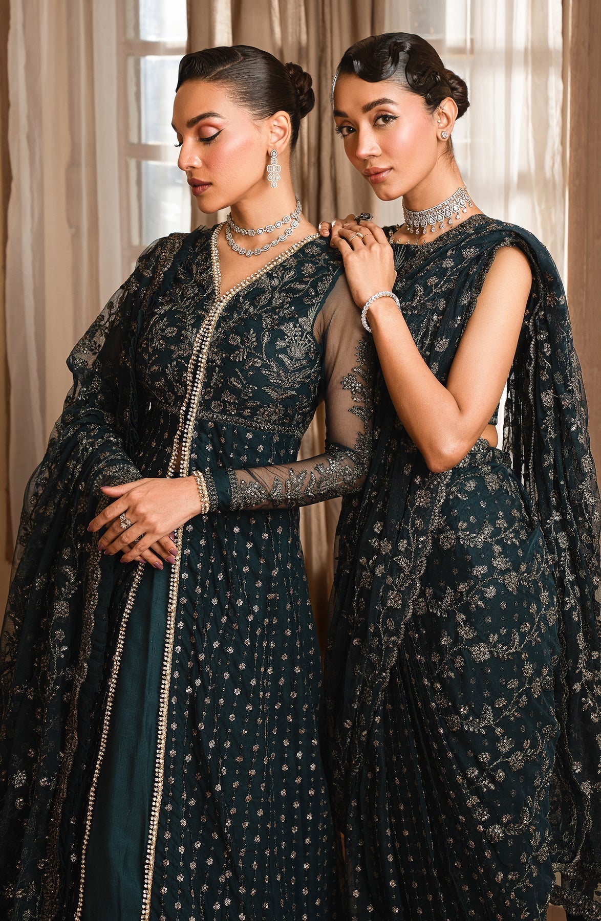 Zarif | Emirah Formals | ZEF 01 ORNA -  Zarif Ladies Clothes - Original Designer Dress - House of Maryam