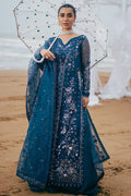 Cross Stitch | Wedding Collection 25 | AZURE TRANQUIL -  Cross Stitch Ladies Clothes - Original Designer Dress - House of Maryam
