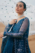 Cross Stitch | Wedding Collection 25 | AZURE TRANQUIL -  Cross Stitch Ladies Clothes - Original Designer Dress - House of Maryam