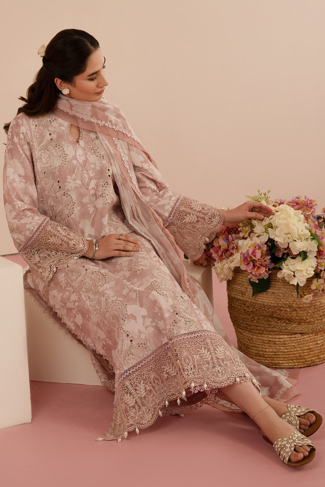 Afrozeh | Floral Charm 25 | Myrtle -  Afrozeh Ladies Clothes - Original Designer Dress - House of Maryam