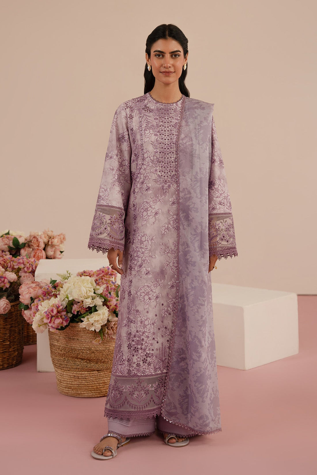 Afrozeh | Floral Charm 25 | Bellerose -  Afrozeh Ladies Clothes - Original Designer Dress - House of Maryam